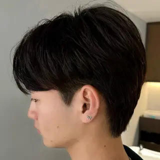メンズ センターパート特化/ メンズカット/ヒロキのヘアスタイル
