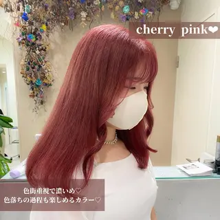 セミロング カラー ブリーチなしWカラー 🎀韓国ヘア/amiのヘアスタイル