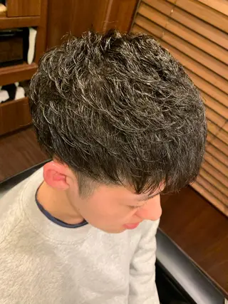 パーマ メンズ プレミアムバーバー 草野のヘアスタイル