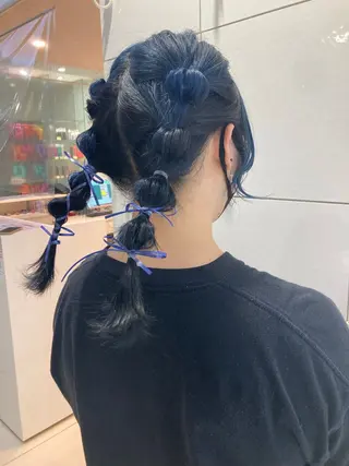 ミディアム ヘアアレンジ 後輩のモデル募集中 河端　麻佑のヘアスタイル