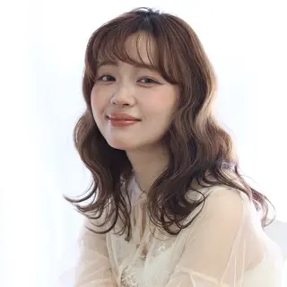 ロング パーマ 渡邉 優星のヘアスタイル