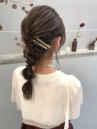 セミロング 柏木 彩花のヘアスタイル