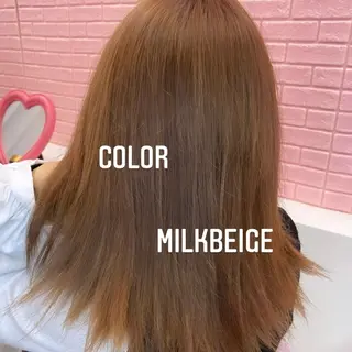 ミディアム カラー エクステ🩵ブリーチ 韓国ヘア🩵KAEのヘアスタイル