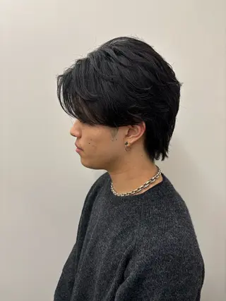 メンズ とき/髪質改善/透明 感カラー☘️のヘアスタイル