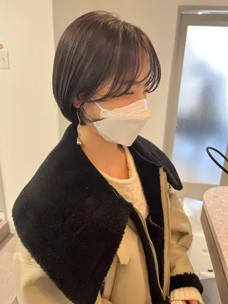 ショート カラー 🫧umu.🫧韓国 /レイヤー/ハッシュのヘアスタイル