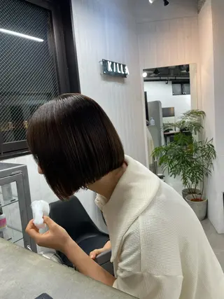 ショート Rico / bob/グレージュのヘアスタイル