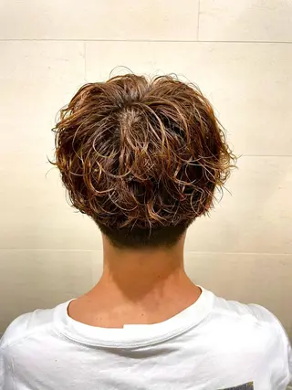 ショート パーマ メンズ メンズカット特化💈 遠山泰輝のヘアスタイル