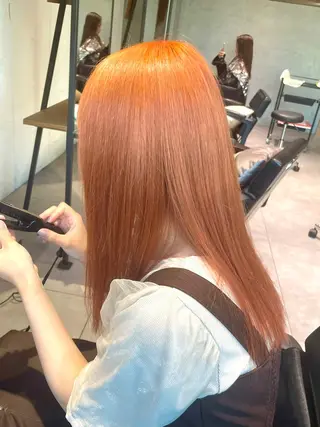 セミロング カラー CHERIM ❤️‍🔥新家光葉のヘアスタイル