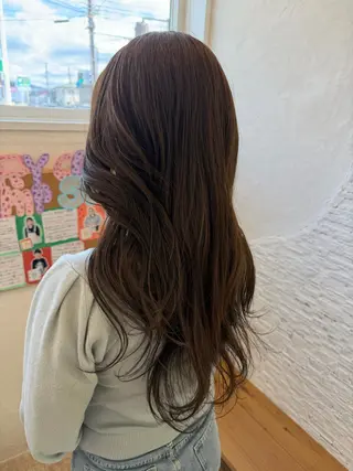 ロング 木村 彩花のヘアスタイル