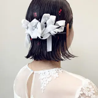 ミディアム ヘアアレンジ KAWATOKO MISUZUのヘアスタイル