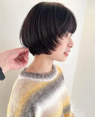 ショート ブリーチカラー🎀 韓国風/寺門美優のヘアスタイル