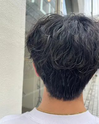 パーマ メンズ ナチュラルカラー 児玉優香のヘアスタイル