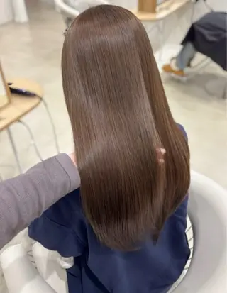 ロング mana /韓国風レイヤーのヘアスタイル