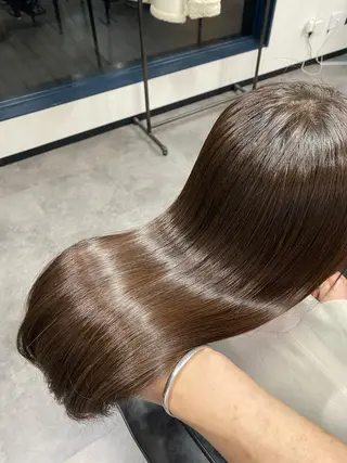 ロング カラー 松浦 翼のヘアスタイル