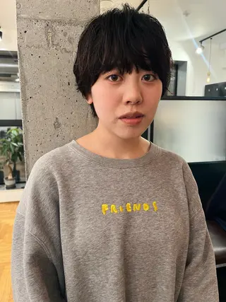 ショート 暖色/パーマ 🌼クニトウメイのヘアスタイル