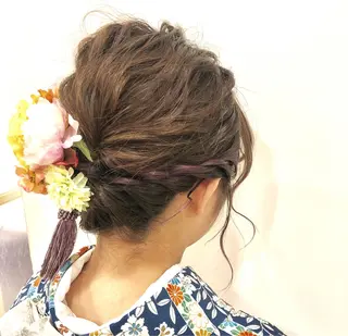 ヘアアレンジ 菊池 栄里奈のヘアスタイル