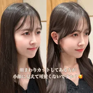 ロング カラー 🇰🇷韓国風くびれ ヘア🇰🇷中村優大のヘアスタイル
