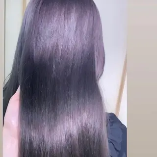 ロング カラー ヘアアレンジ 透明感カラー 古山 結季🌙🖤のヘアスタイル