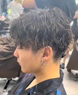 ショート パーマ メンズ 🦩パーマン🦩佐藤 航太のヘアスタイル