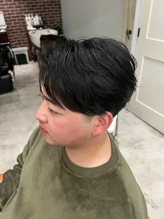 ミディアム tomoメンズ特化 /パーマ/カットのヘアスタイル