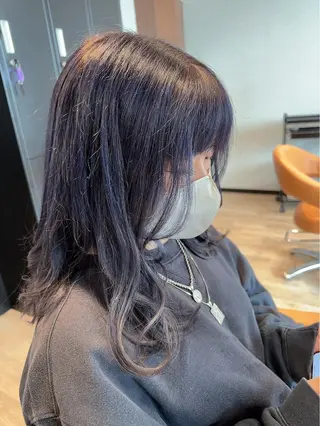ロング カラー 髪質改善&ストレート ✂︎鈴木青樹のヘアスタイル
