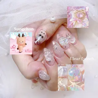 ネイル ワンホン♡Maple ♡Miyuuのネイルデザイン