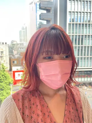 ショート カラー ブリーチ👩🦳/ ✂︎MANAMIのヘアスタイル