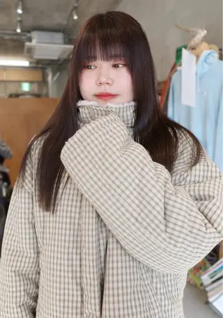 ロング 柔らかいオリーブ🍃 カラーNatsumiのヘアスタイル