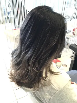 カラー 傷んだ髪をサラサラに 曲がる縮毛矯正◎高岡のヘアスタイル