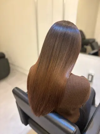 ロング 中目黒ブリーチカラー ボブ橋本青輝のヘアスタイル