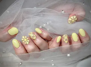 ネイル I-nailロング /ワンホン/キラキラのネイルデザイン