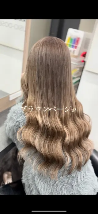 ロング カラー 横浜/エクステ特化× 艶カラー/あいかのヘアスタイル
