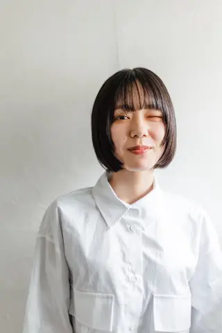 ショート カラー 縮毛矯正/髪質改善 riwaのヘアスタイル