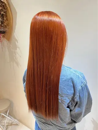 ロング カラー ·.⟡ 福田 彩乃 透明感カラー🪄🩵のヘアスタイル