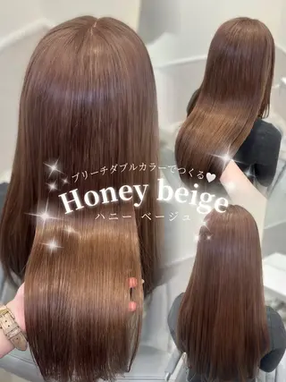 ロング カラー 🎀ちゃんりお🎀 /ブリーチなしカラーのヘアスタイル