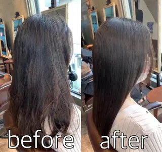 ロング *くせ毛に特化* 【yun】のヘアスタイル