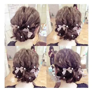 ロング ヘアアレンジ ボブ/レイヤー/ nanamiのヘアスタイル