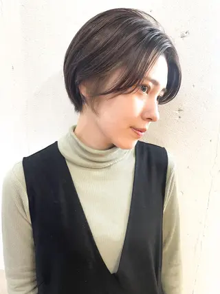 ショート ショート✨ボブ✨代表 新田見美仁のヘアスタイル