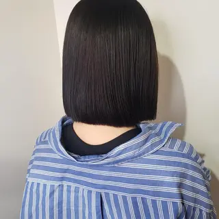 ミディアム 🇰🇷透明感×ハイ トーン🌟tomoのヘアスタイル