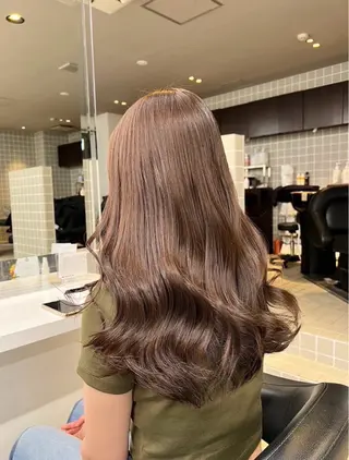 ロング カラー ヘアアレンジ 🦋艶出しワンカラー 🦋MASAKIのヘアスタイル
