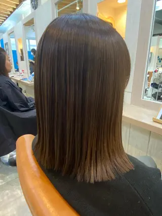 ミディアム 米林 遼のヘアスタイル