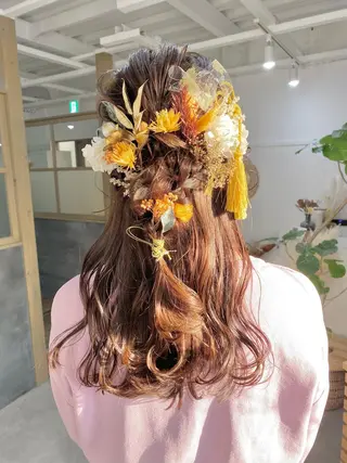 ロング カラー ヘアアレンジ ひなの .のその他イメージ