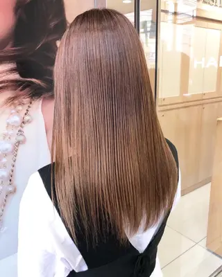 ロング パーマ 丸みショートボブ/ タッセルボブ 吉野のヘアスタイル