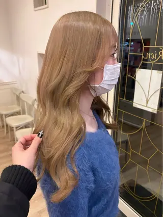 ロング カラー 艶感暖色カラー🥀/ レイヤー / れいかのヘアスタイル