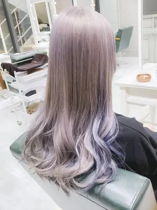 ロング カラー ヘアアレンジ Days 透明感カラーのヘアスタイル