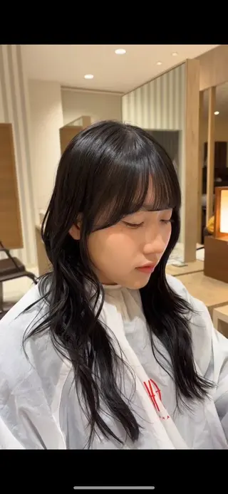 ロング 阿部 萌愛のヘアスタイル