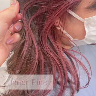 セミロング akina*ブリーチ ♡トレンドヘアのヘアスタイル