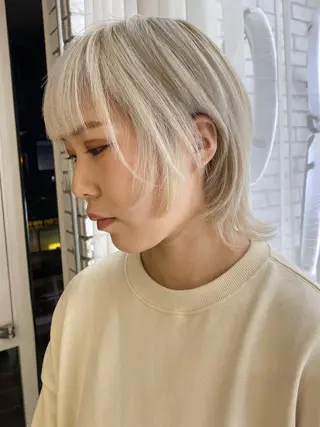 ミディアム カラー welring hair salonのヘアスタイル