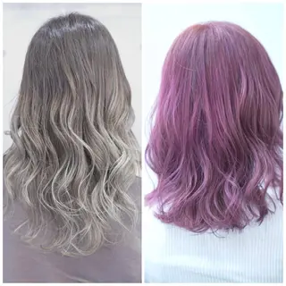 ミディアム カラー Crystal 船橋のヘアスタイル