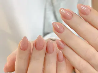 ネイル ネイルサロンAiri 長さ出し·シンプルのネイルデザイン